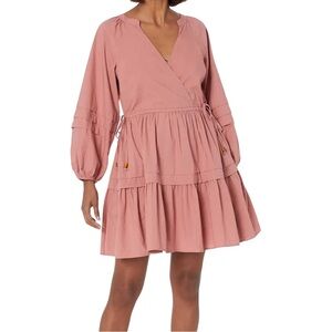 Madewell crinkle poplin cotton minidress